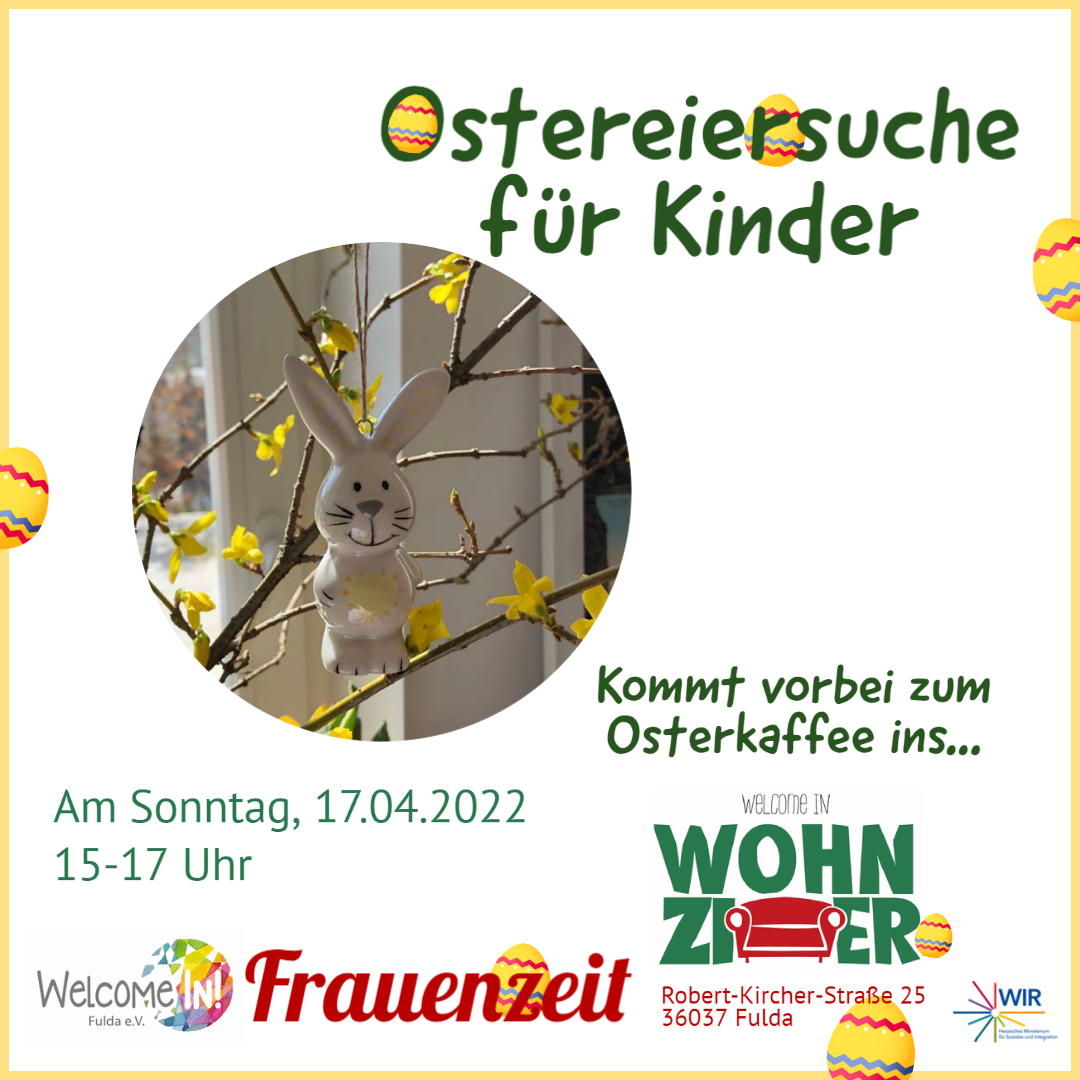 Ostereiersuche für Kinder