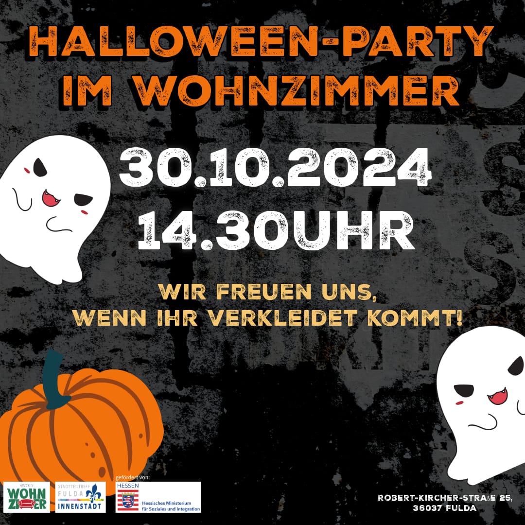 Halloween-Party im Wohnzimmer