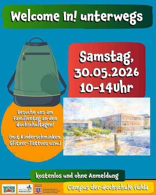 Welcome In! unterwegs - Familientag an den Hochschultagen in Fulda