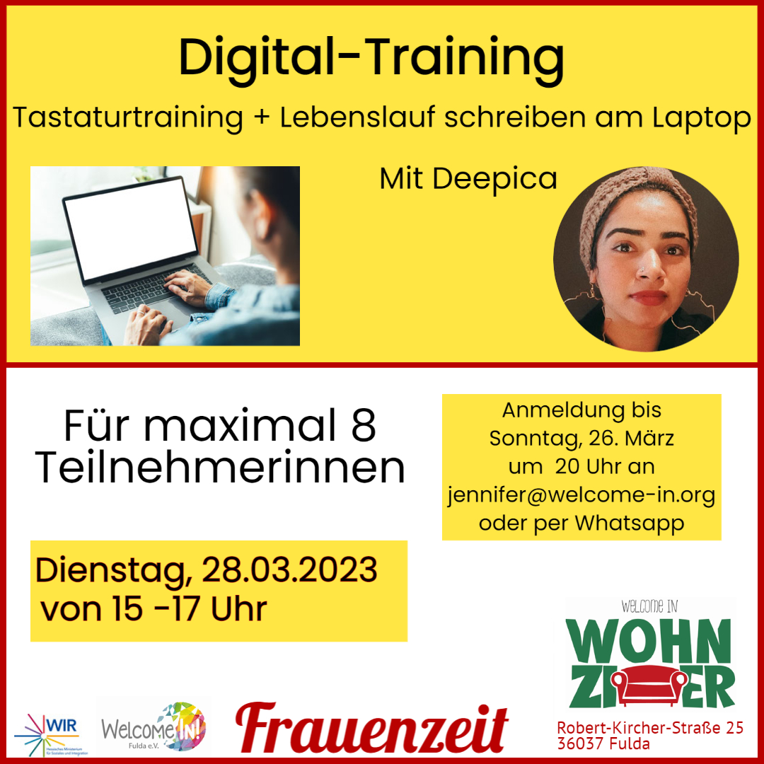 Digital-Training Lebenslauf schreiben