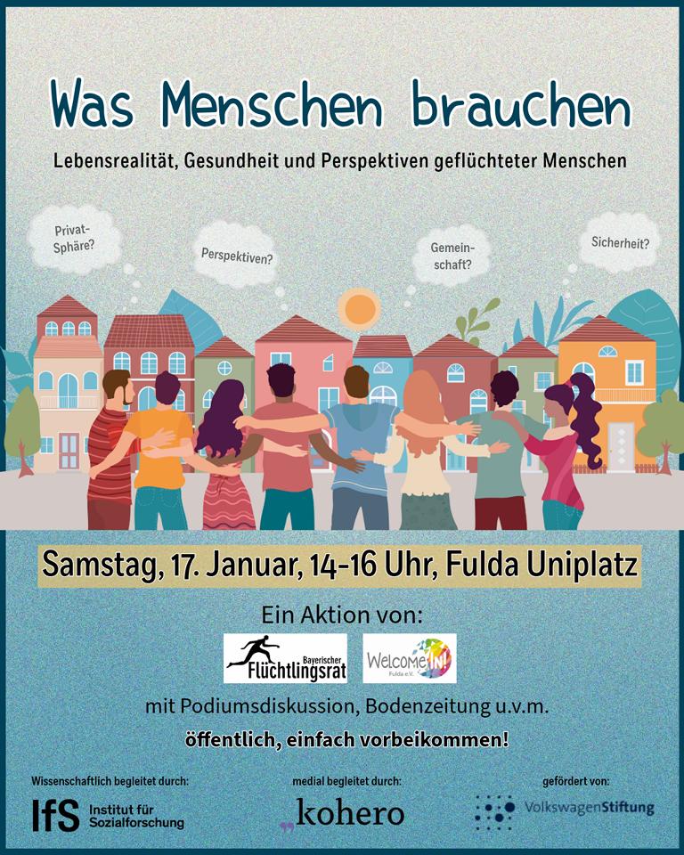 Was Menschen brauchen! Lebensrealität, Gesundheit und Perspektiven geflüchteter Menschen