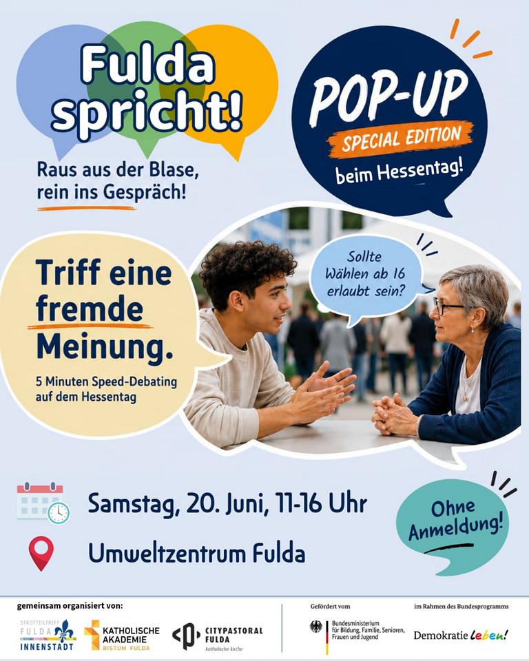 "Pop Up - Fulda spricht!" beim Hessentag