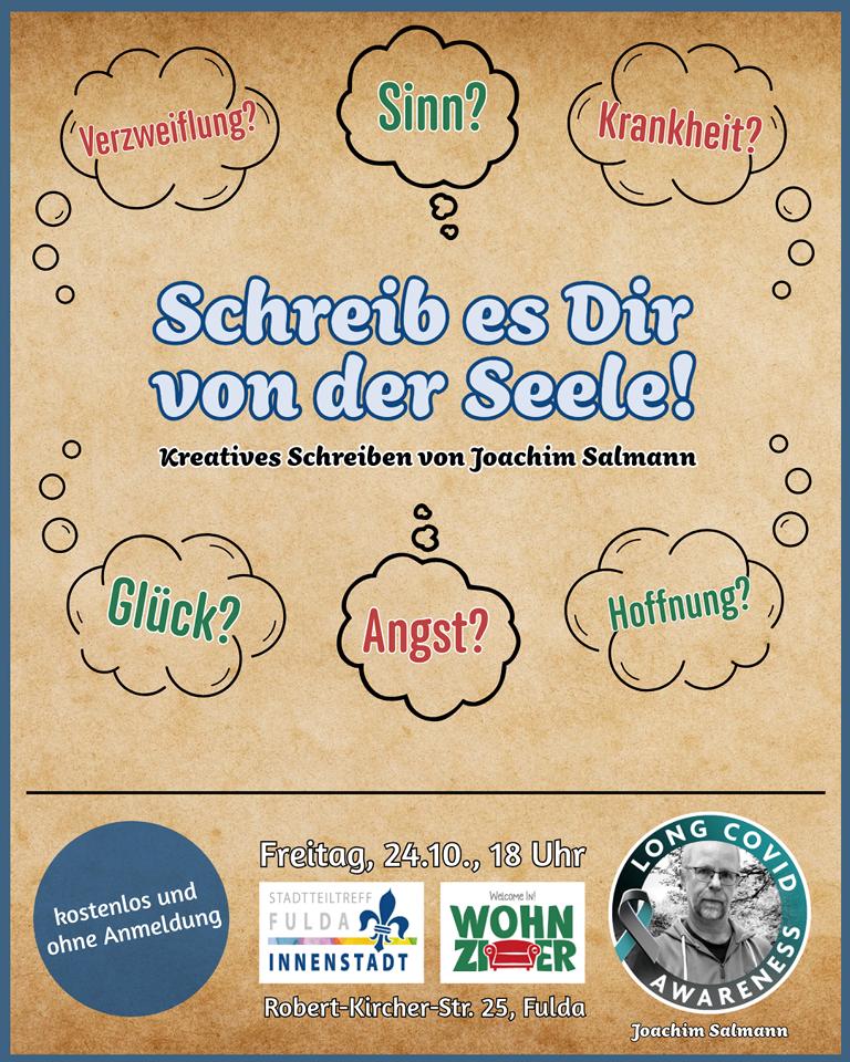 Schreib es Dir von der Seele - Kreatives Schreiben von Joachim Salmann