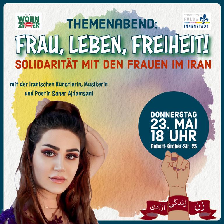 Themenabend: Frau, Leben, Freiheit