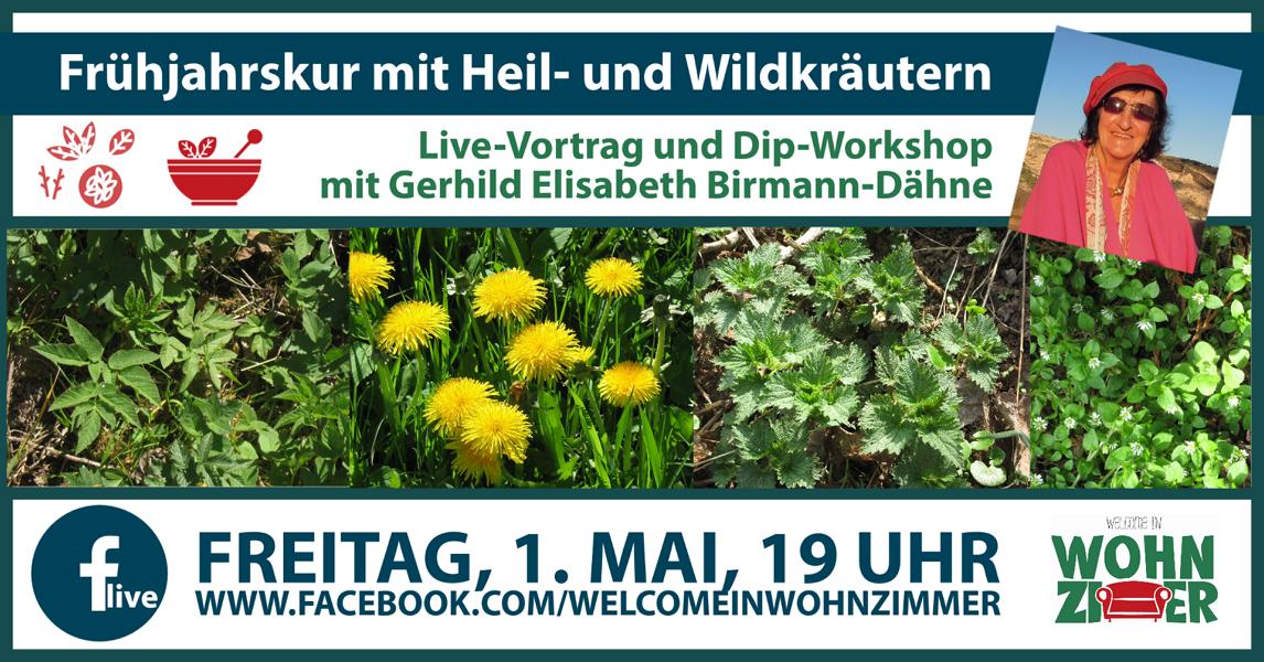 Facebook live: Frühjahrskur mit Wild- und Heilkräutern