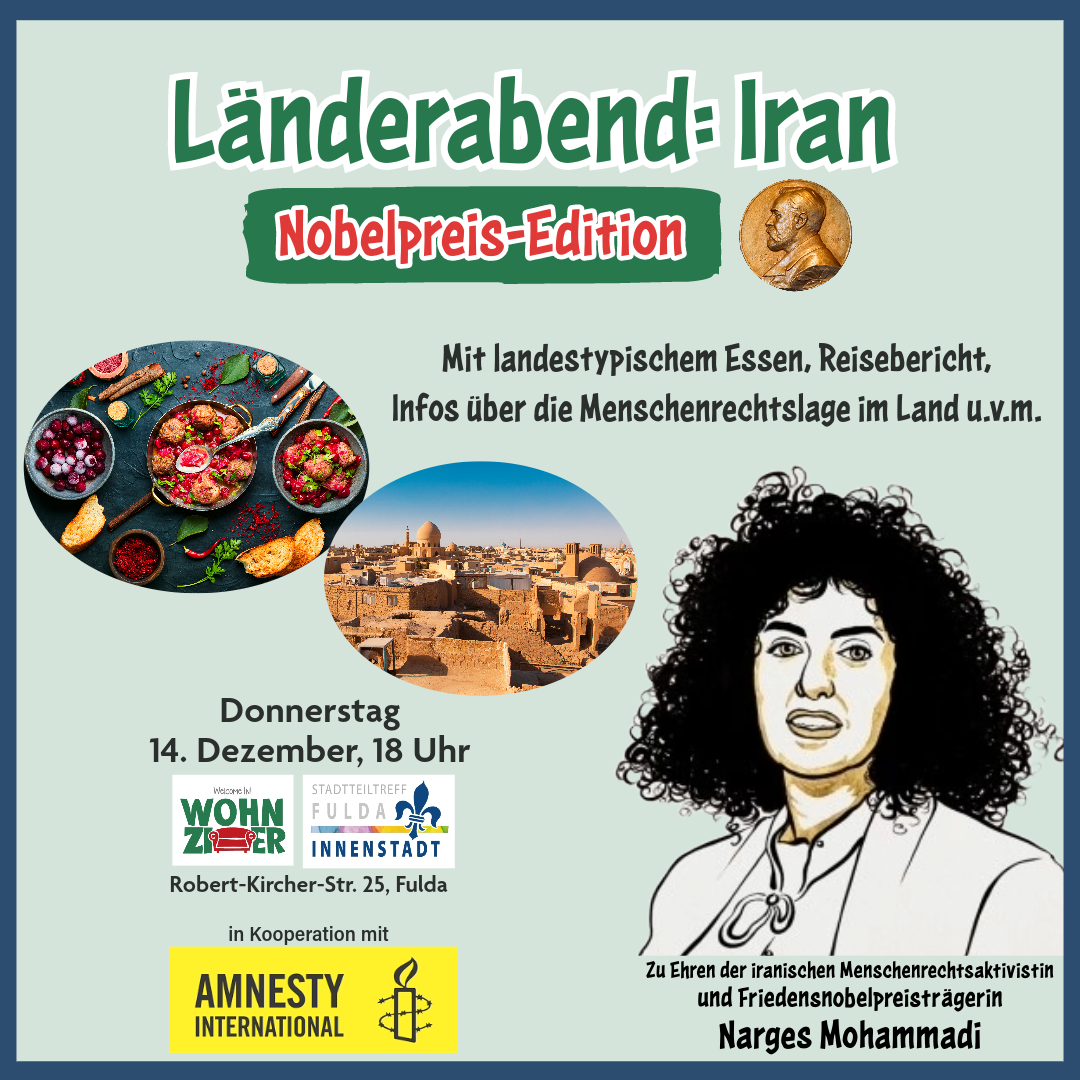 Länderabend Iran - Nobelpreis Edition