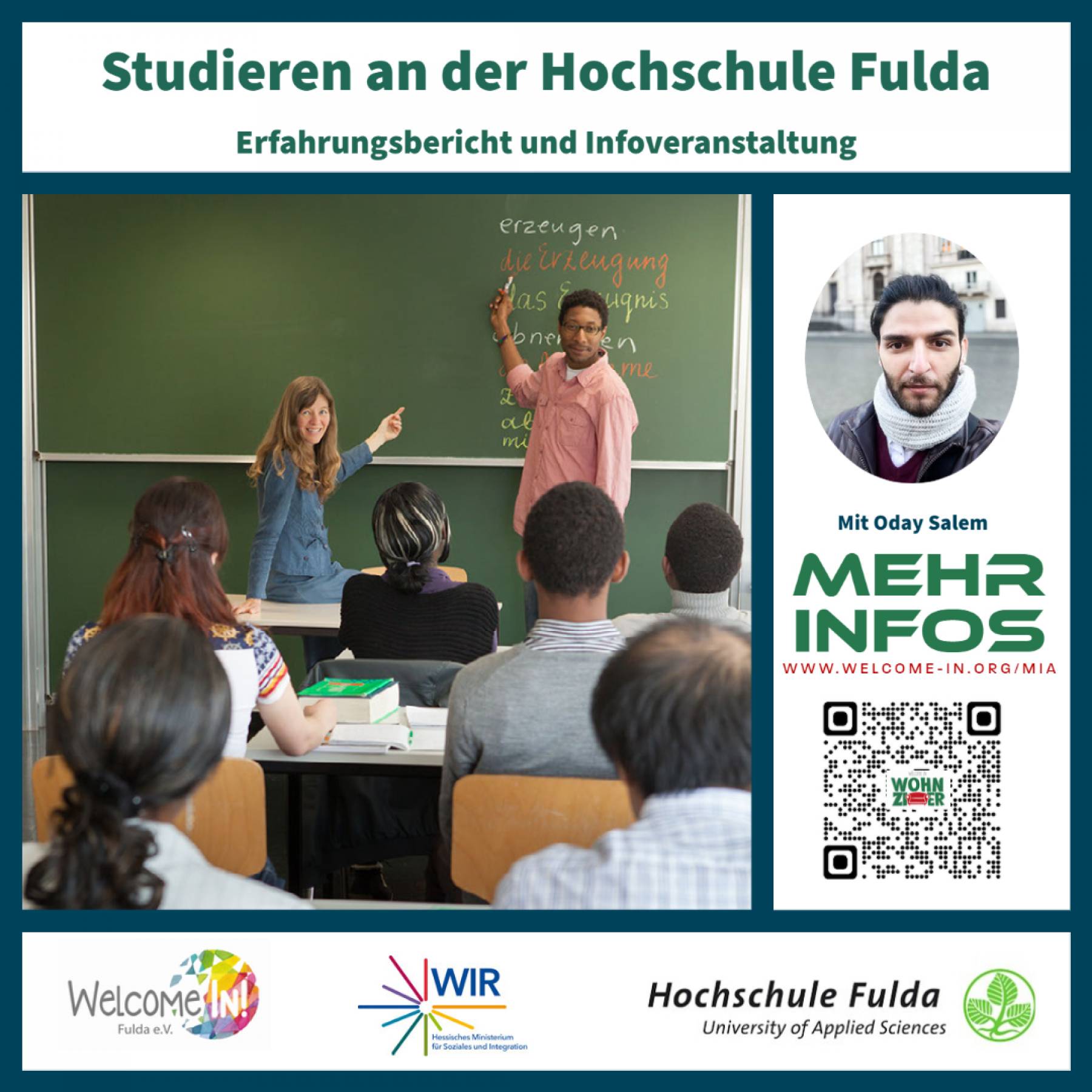 Erfahrungsbericht und Infoveranstaltung „Studieren an der Hochschule Fulda“ 