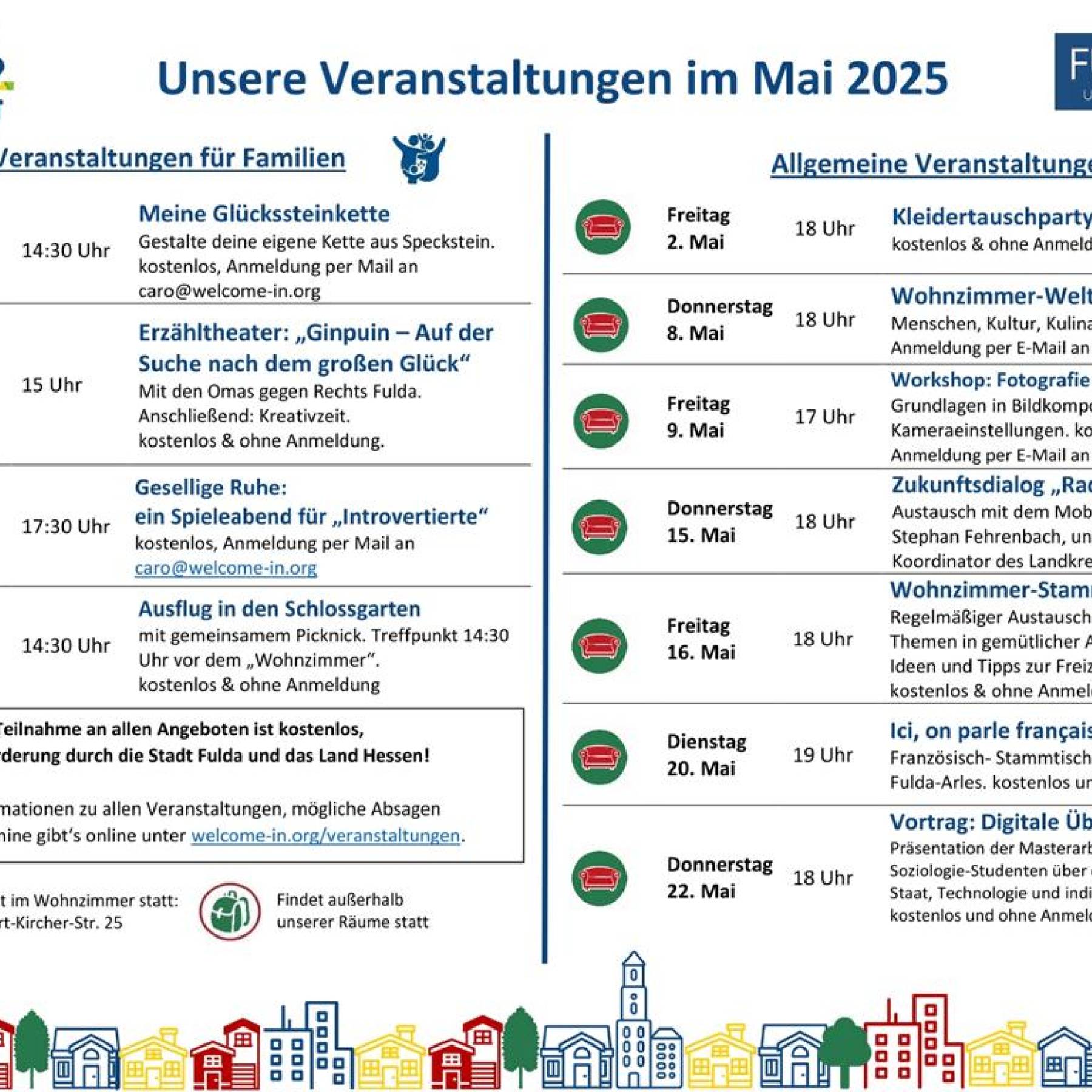 Unser Programm für Mai ist da!