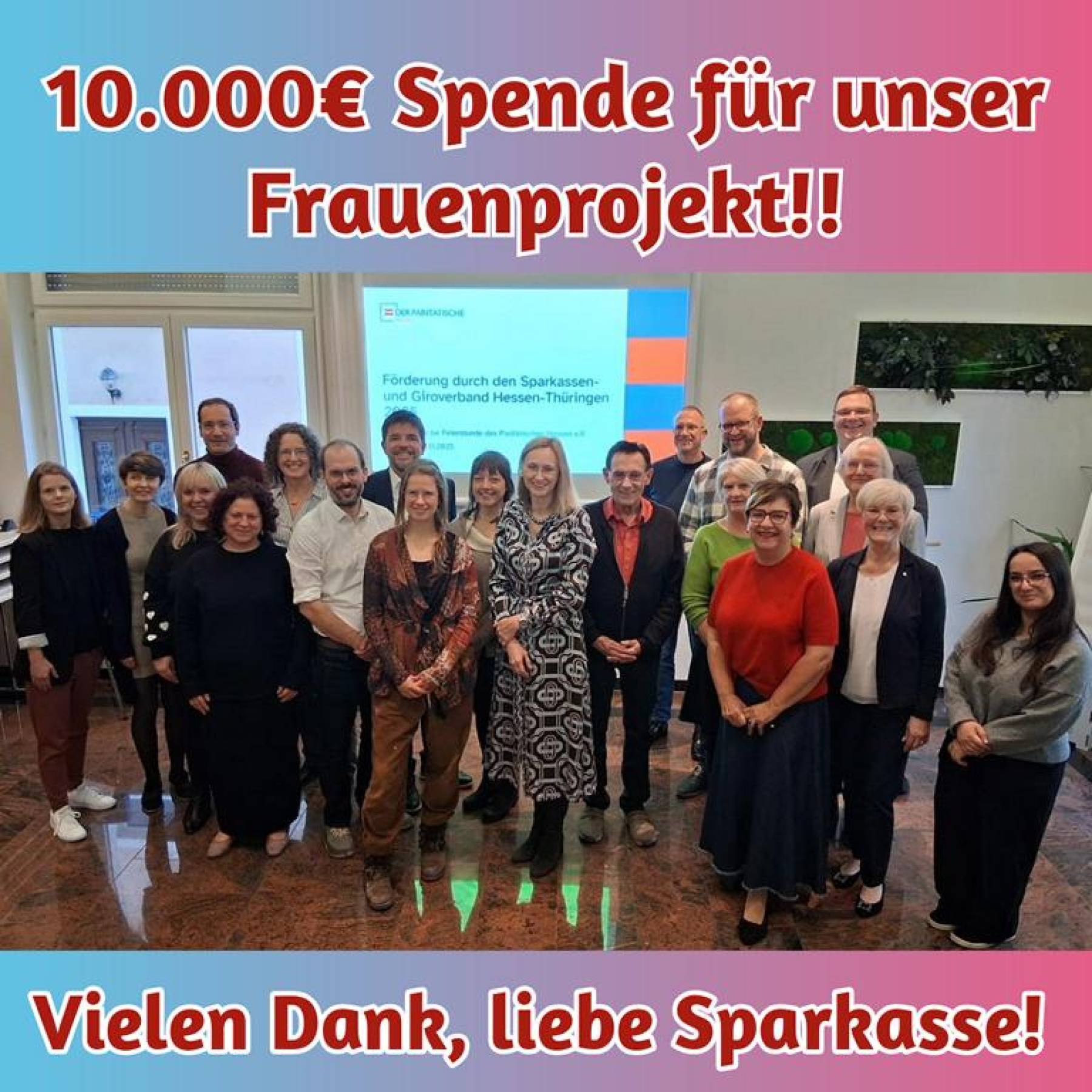 10.000 Euro für die Frauenzeit – Unterstützung aus den PS-Losen der Sparkasse Hessen