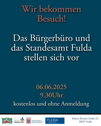 Elterncafé Spezial: Bürgerbüro & Standesamt Fulda stellen sich vor