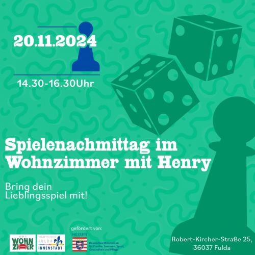 Spielenachmittag im Wohnzimmer mit Henry