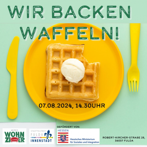 Wir backen Waffeln!