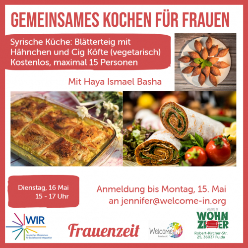 Gemeinsames Kochen für Frauen