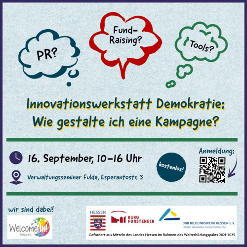 Innovationswerkstatt: Wie gestalte ich eine Kampagne?