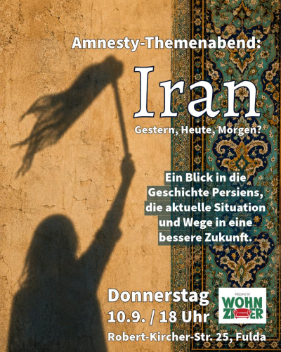Amnesty-Themenabend: Iran - Gestern, Heute, Morgen?