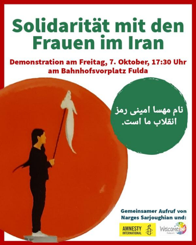 Demo: Solidarität mit den Frauen im Iran