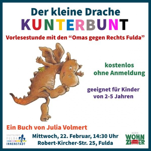 Buchlesung: Der kleine Drache kunterbunt