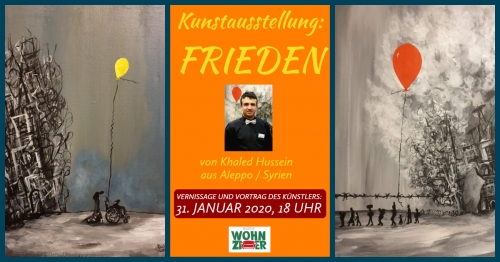 Vernissage Kunstausstellung "Frieden"